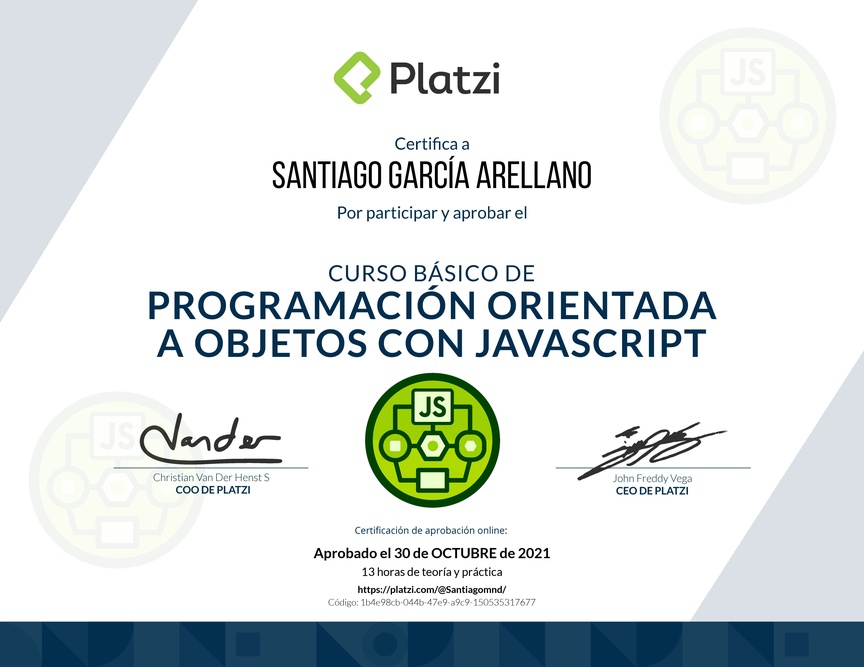 Curso Básico de Programación Orientada a Objetos con JavaScript